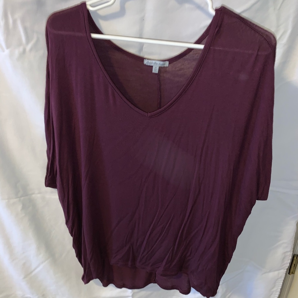 Purple oversized tee